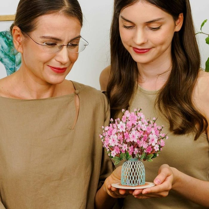 ๐น3D Pop Up Flower Bouquet Greeting Card